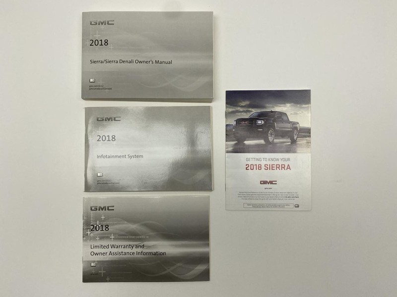Owners Manual 2018 GMC Sierra 86724