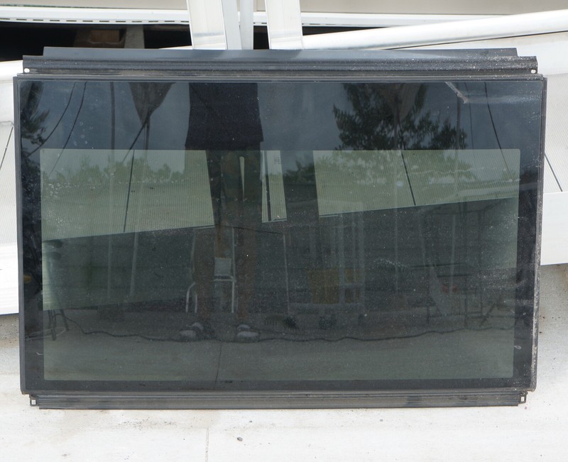 07-09 AUDI 4L Q7 UPPER CENTER SUNROOF GLASS PANEL 989716210 OEM