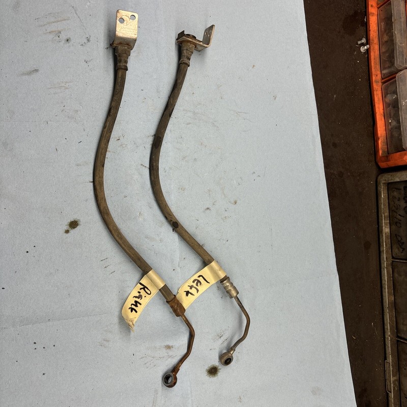 Polaris GEM Electric Golf Cart Front Rubber Brake Lines Good Right And Left