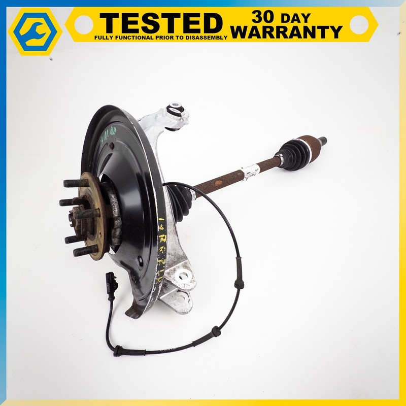 13-17 RANGE ROVER L405 REAR LEFT SIDE AXLE SHAFT W/ KNUCKLE HUB & SHIELD OEM