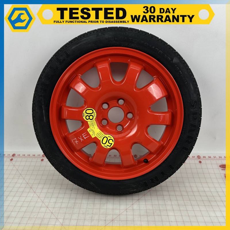 16-20 JAGUAR XE XF EMERGENCY SPARE TIRE WHEEL RIM T135/80R18 OEM