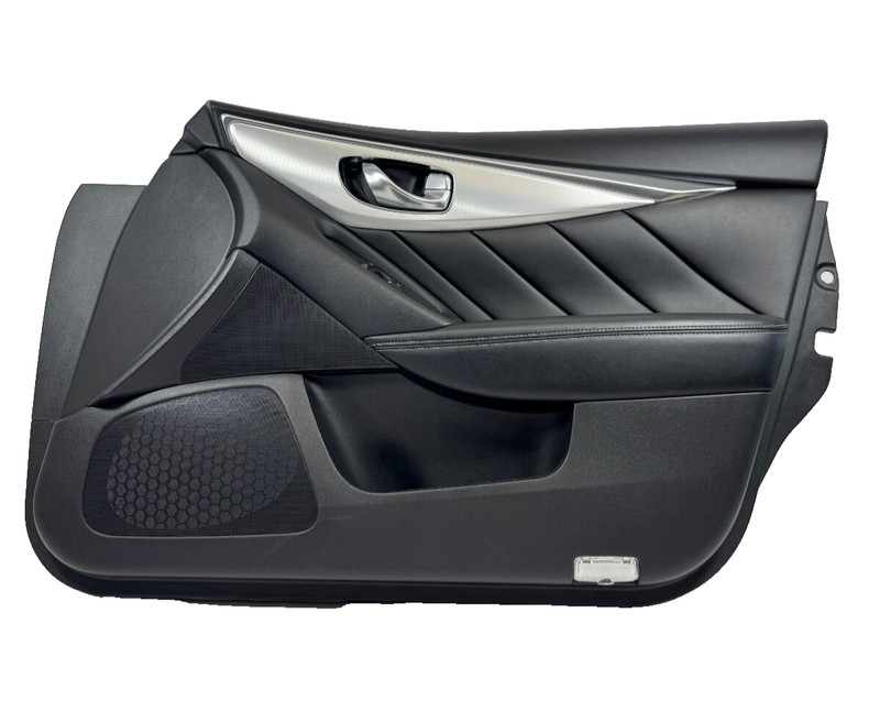 📌 2016-2020 INFINITI Q50 FRONT RIGHT DOOR TRIM COVER PANEL BLACK 809724GA0A OEM