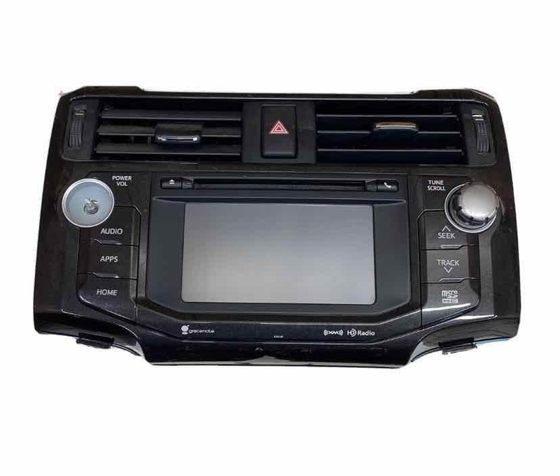 Toyota 4runner radio am fm 16 18 display screen & receiver assy OEM 8610035362