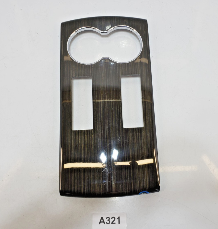 ✅ 12-16 OEM Tesla Model S Center Console Cupholder Trim Cover Panel Wood NOTE*