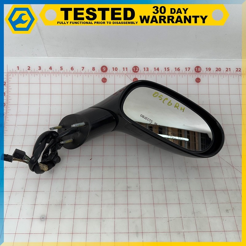 05-13 CHEVROLET CORVETTE C6 FRONT RIGHT PASSENGER DOOR MIRROR ASSEMBLY BLACK OEM