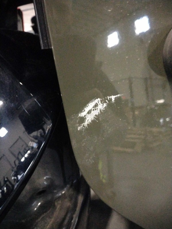 2015 Jeep Wrangler Green Right Rear Door 347228 - Small Scratch, Used