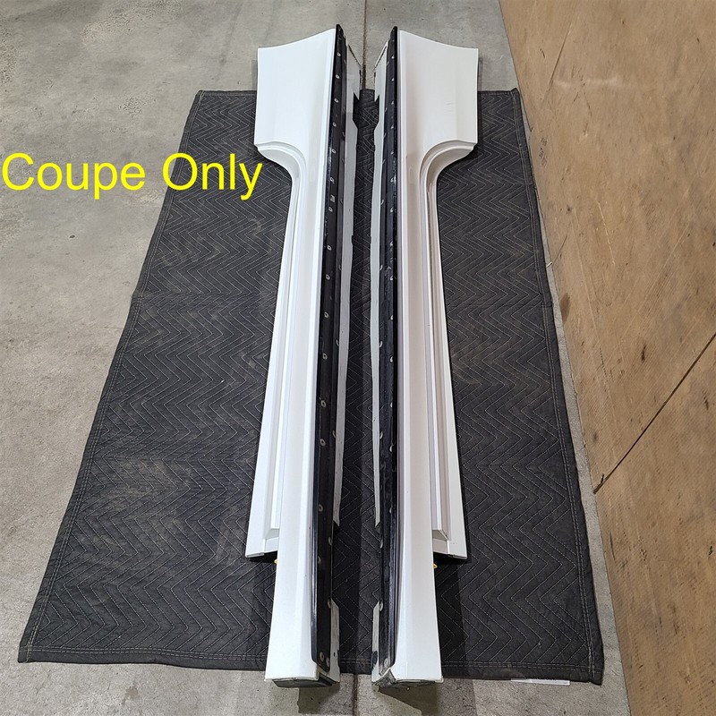 16-19 Cadillac ATS-V Coupe Rocker Panels Side Skirts Pair Lh Rh Oem Aa7296
