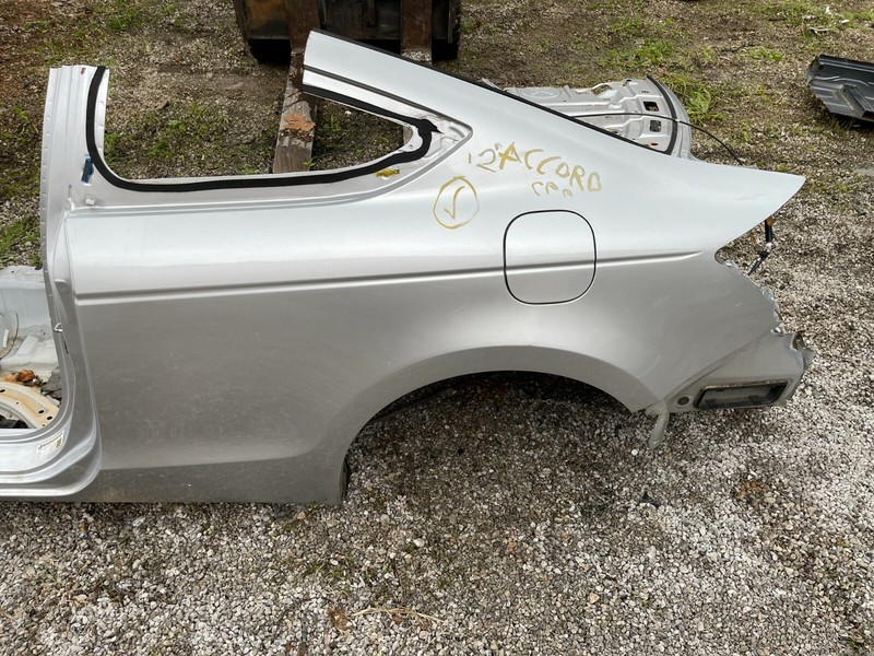 2012 Honda Accord Coupe Rear LH Left Driver Quarter Panel Body Frame Cut OEM