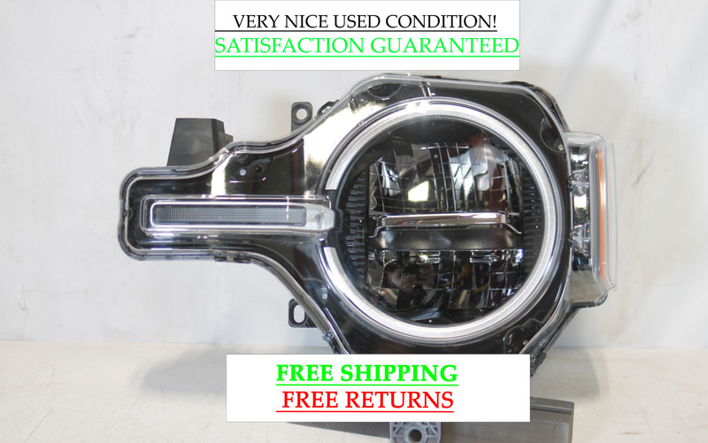 2021-2023 Ford Bronco Left Driver Side Led Headlight Nice Oem