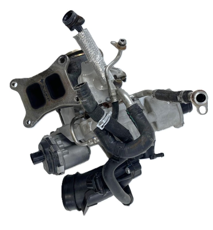 2022-2024 Audi Q5 2.0L Turbocharger With Hoses and Oil Lines OEM 06N145722A