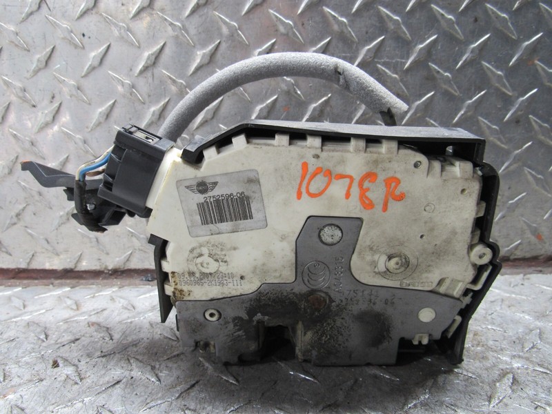 2007 MINI COOPER HATCHBACK PASSENGER SIDE DOOR LATCH LOCK ACTUATOR