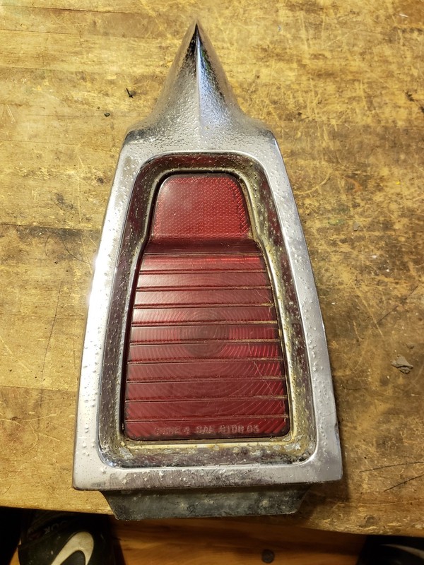 1963 BUICK WILDCAT LE SABRE TAIL LIGHT BEZEL HOUSING LENS GUIDE 4 SAE STDB 63