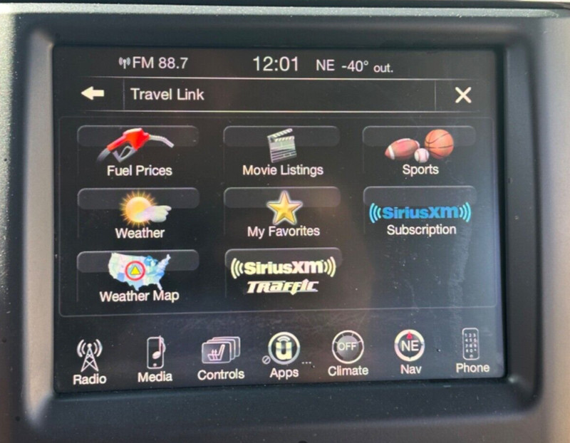 ✅ 13-17 RAM 1500 LIMITED UCONNECT MULTI MEDIA RADIO with NAVIGATIONScreen GPS