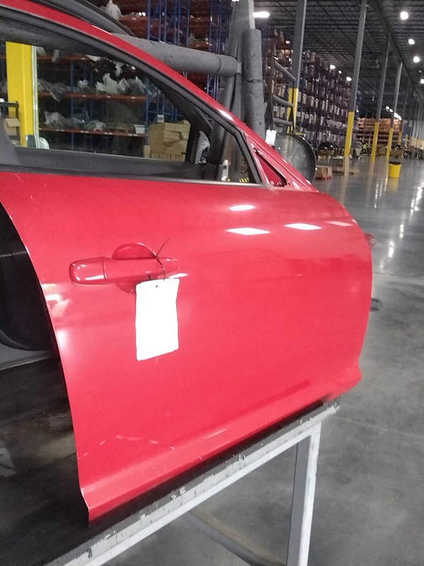2004 MAZDA RX8 Right Door Mirror RED OEM 508057 - 87K Miles, 6 Month Warranty