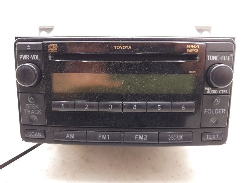 Audio Equipment Radio Receiver Hatchback Fits 08 YARIS