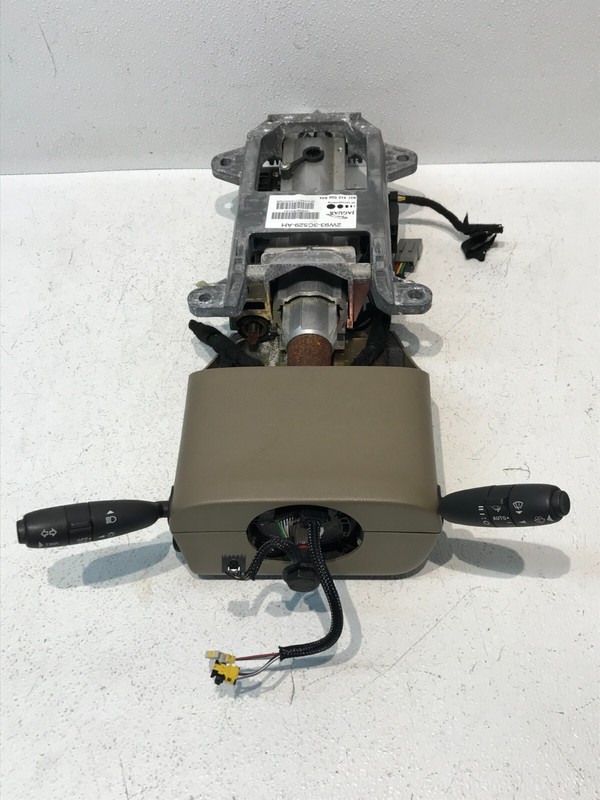 03-15 Jaguar S-Type Steering Column Assembly w/ Motor OEM Beige 74,922k