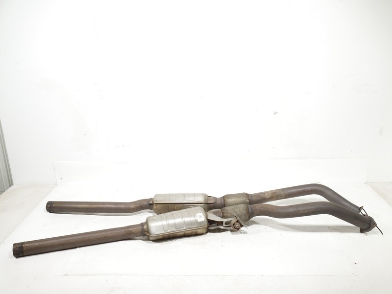 2015-2018 Audi A8L Quattro D4 LEFT & RIGHT Exhaust Muffler Pipes Pair OEM