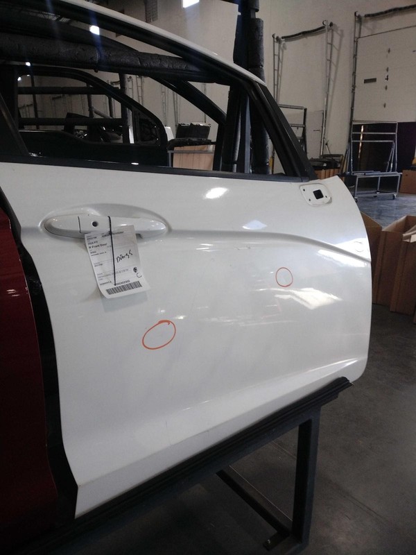 2016 Honda Fit Right Front Door White 373982 Used 110k Miles OEM Quality