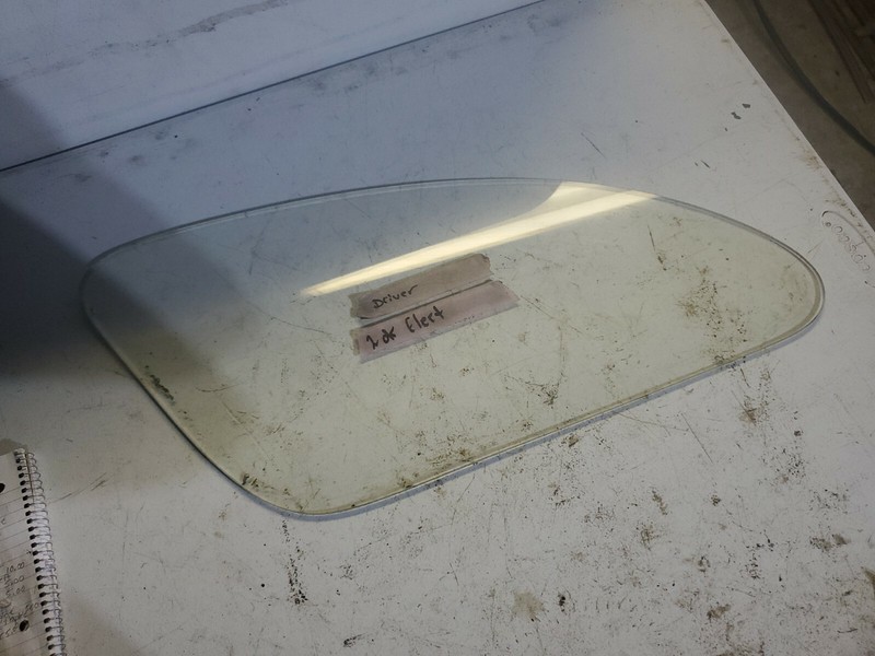 1947 Chevrolet Fleetmaster 2 door carquarter window glass LH DRIVER