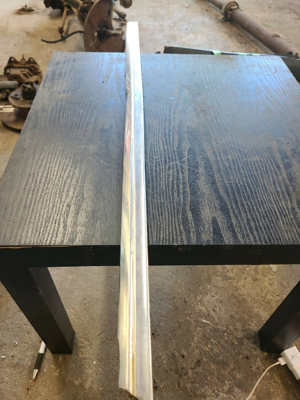 1966 MERCEDES-BENZ 250S LEFT FRONT upper door window trim CHROME