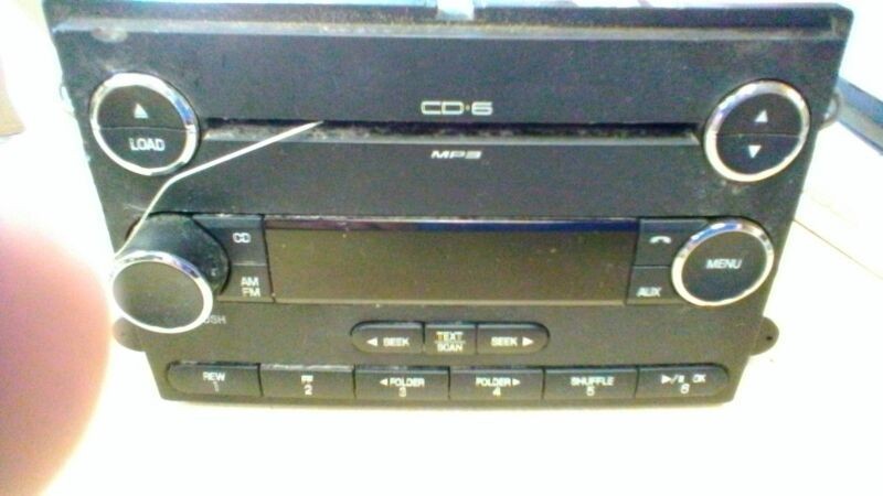 Audio Equipment Radio AM-FM-6 CD-MP3 Player Fits 09-10 MKX 80399