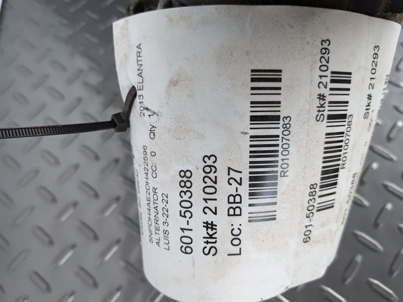 Alternator Hatchback GT ID 373002E200 Fits 11-18 ELANTRA 1007083