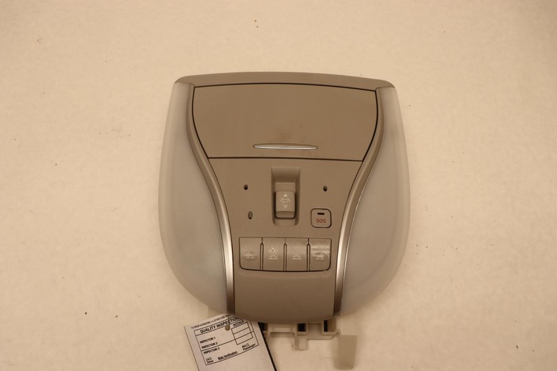 2013 INFINITI JX35 FRONT OVERHAD CONSOLE DOME LIGHT READING SUNROOF SWITCH OEM