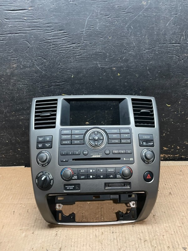 2008 to 2012 Nissan Armada Bose Radio CD Player A/C Climate Control OEM Y6422 DG
