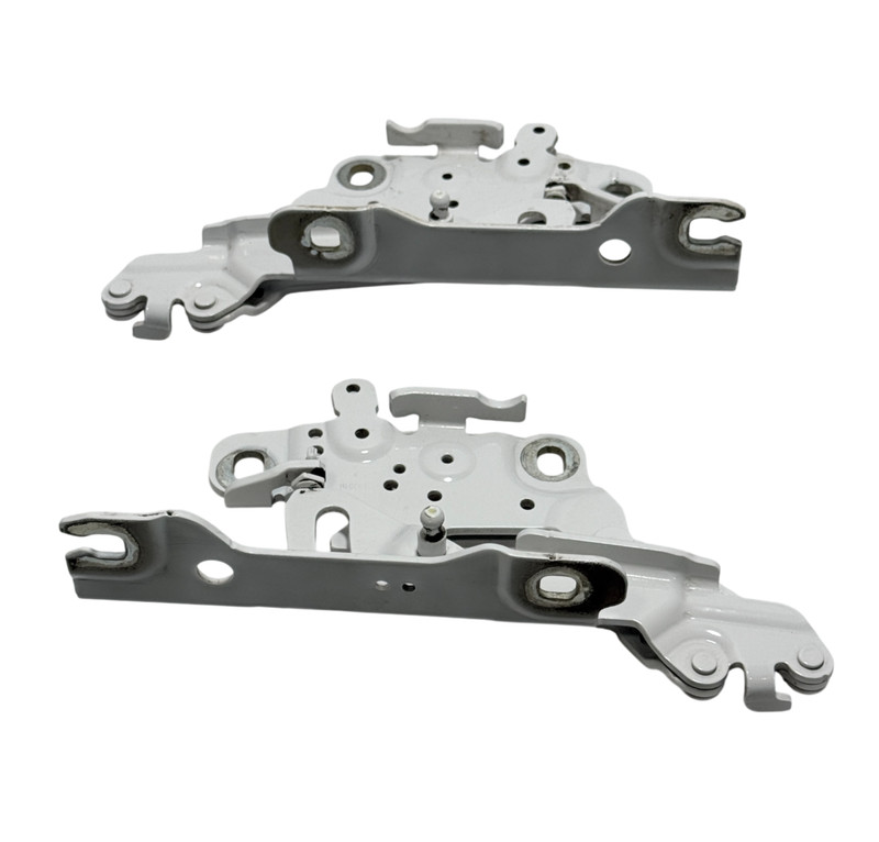 📌 2012-2021 BMW 328I 428I 228I FRONT LEFT & RIGHT WHITE HOOD HINGE SET 2 OEM