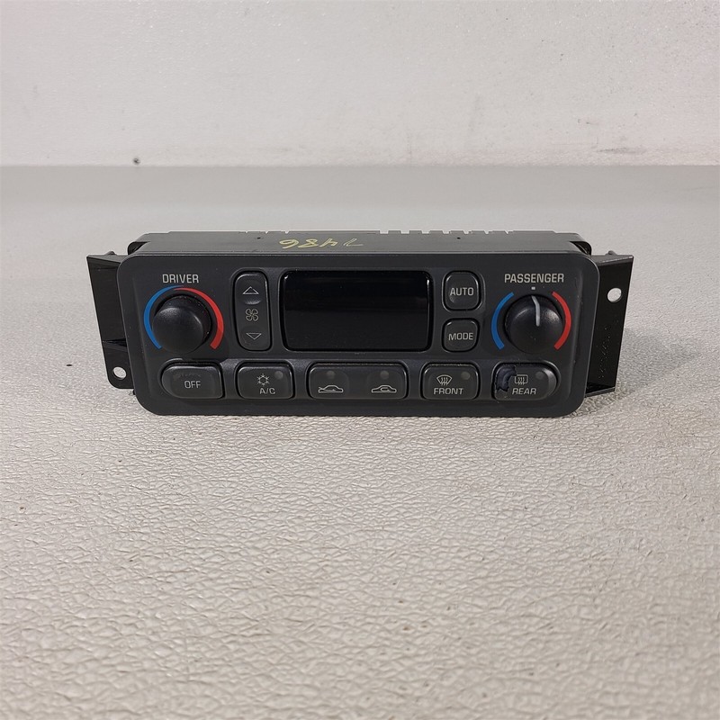00-04 Corvette C5 Dual Zone Climate Hvac Climate Control Fan 09380441 Aa7486