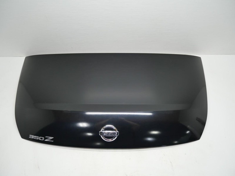 2004-2009 Nissan 350z Z33 Convertible Rear Trunk Deck Lid Cover Black KH3 OEM