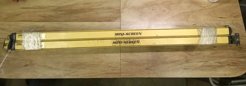 Banner Mini-Screen MSR3624Y & MSE3624Y Safety Light Curtains (See Pictures)
