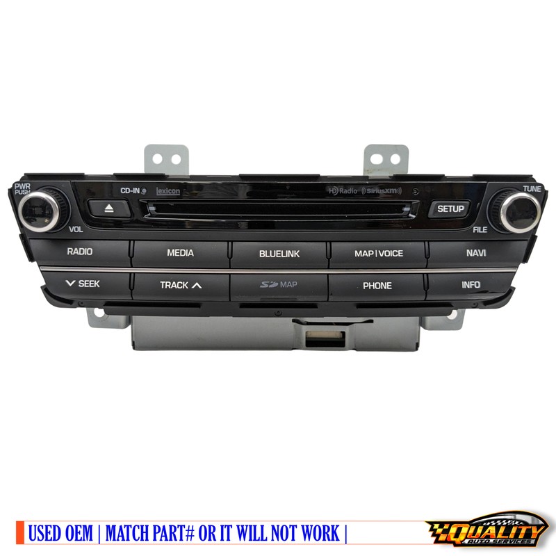 2018-2020 Genesis G80 Radio Receiver Us Market Id 96560B1Eb04X