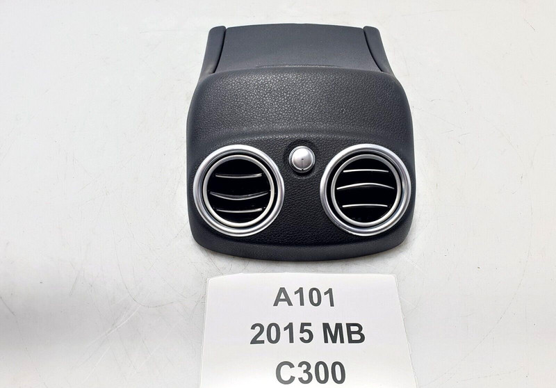 ✅ 15-20 OEM Mercedes W205 C300 C63 AMG Rear Center Console AC A/C Air Vent Trim