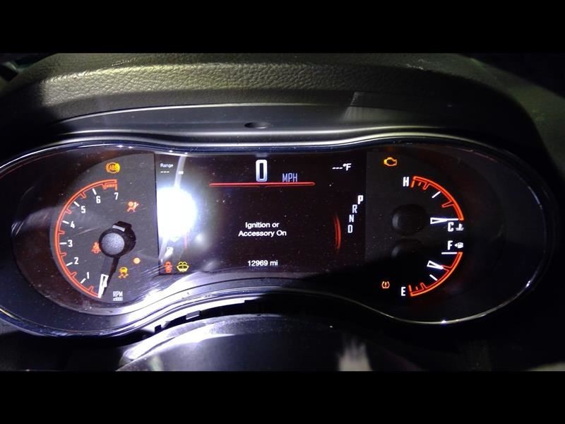Speedometer Cluster 140 MPH Bright Chrome Bezel Fits 18 DURANGO 761720