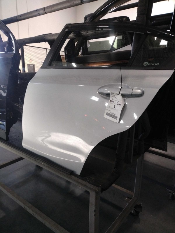 2012 Honda Civic Left Rear Door Blue OEM Used 132K Miles - Good Condition