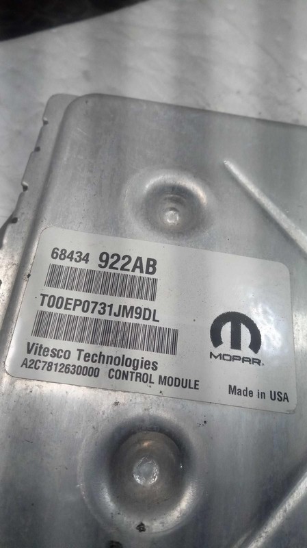 2021 Jeep Cherokee Engine Control Module ECM 3.2L OEM 68434922AA