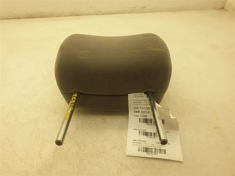 2007 TOYOTA SIENNA LE PASSENGER SIDE REAR CLOTH HEADREST ASSEMBLY