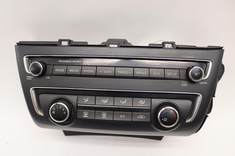 2016-2019 KIA OPTIMA LX DASH RADIO MEDIA & CLIMATE CONTROL PANEL OEM