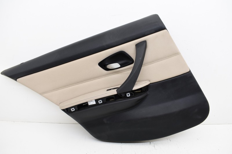 2008 BMW E90 328xi Rear Left Driver Interior Door Panel Trim Oyster OEM KW30
