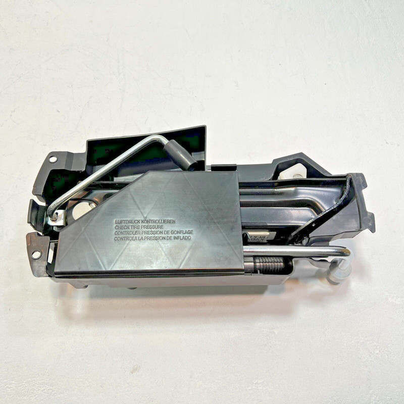 2010-2016 MERCEDES E350 W212 REAR SPARE BRACKET W/ JACK WRENCH TOW HOOK OEM