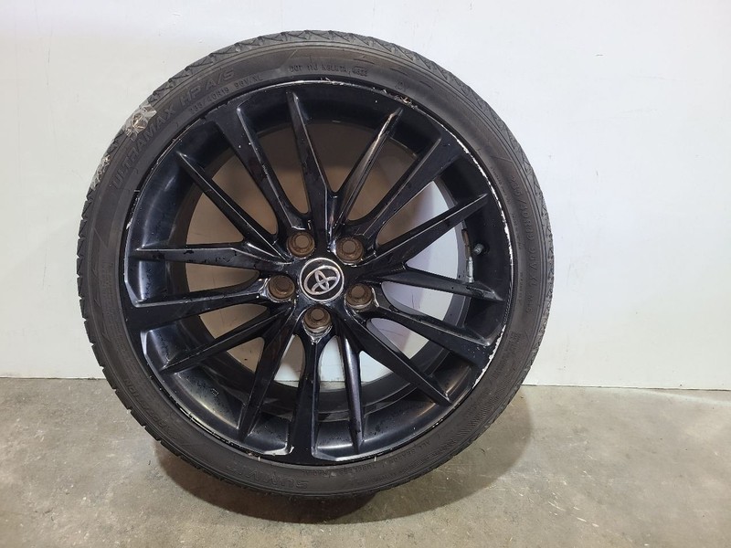 Wheel 18x8 Alloy 20 Spoke Black Fits 19-22 CAMRY 581600
