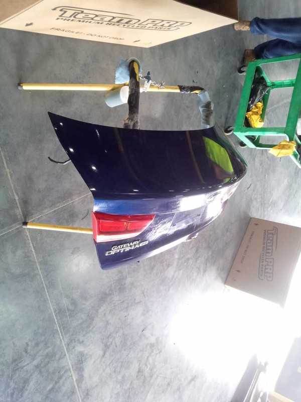 2020 KIA Optima Deck Lid Trunk Lid Blue OEM Used 52K Miles NJ25-17873-448500