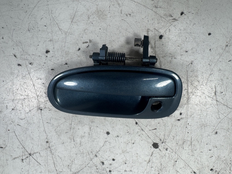 96-00 Honda Civic 4DR Left Outer Door Handle Blue OEM