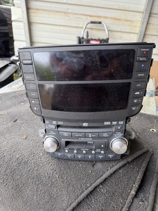 07-08 ACURA TL AM-FM-cassette-CD,w/o navigation 39100-SEP-A100/39050-SEP-A2
