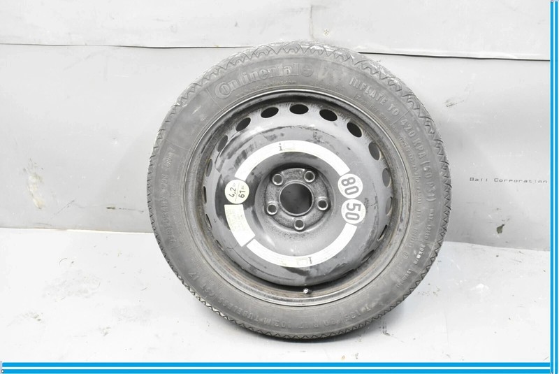 10-17 Mercedes W207 C250 E500 Coupe Donut Spare Tire Wheel Rim 135 80 17" OEM