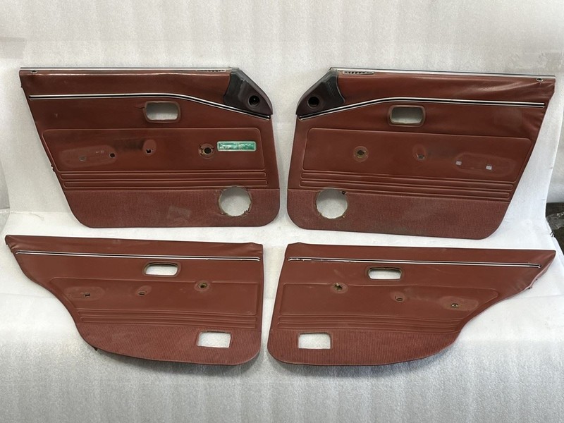 1976 1977 1978 1979 1980 1981 HONDA ACCORD SEDAN DOOR TRIM PANELS RED