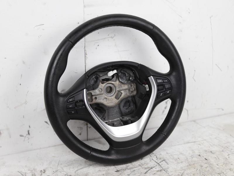 2012 - 2018 BMW 335i 330i 328i 320i F30 F31 Black Steering Wheel NO HEATED OEM