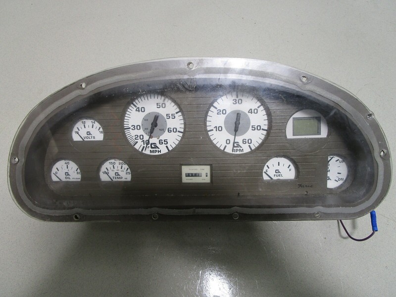 1995 Glastron SSV195 4.3L V6 Boat Faria Dash Instrument Cluster 16 5/8" X 7"