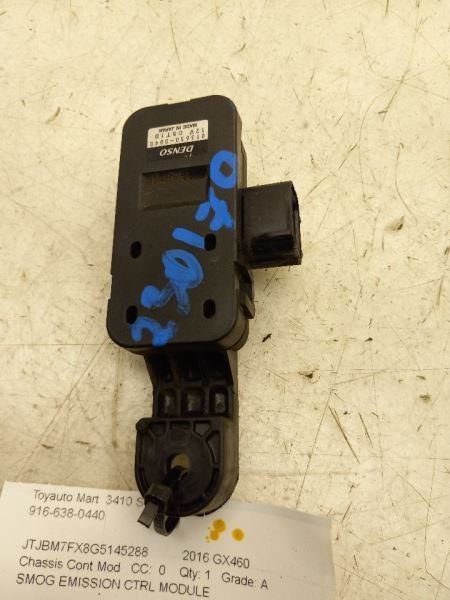 2016 LEXUS GX460 PREMIUM 4.6L 4WD AT SMOG EMISSION CONTROL MODULE ECM